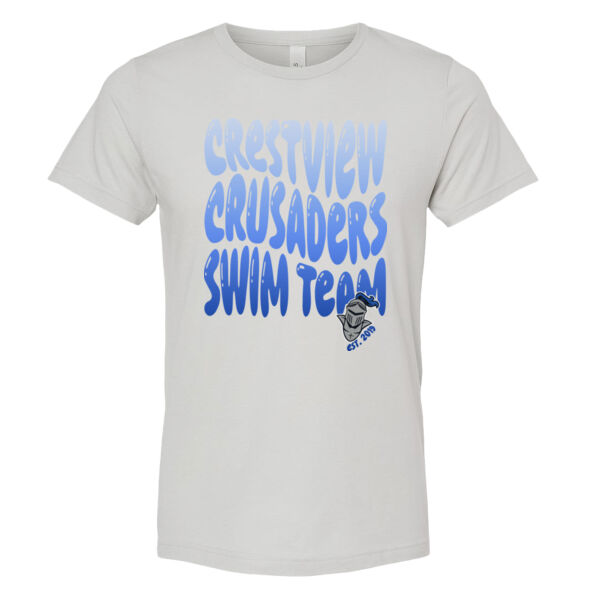 2025 Crestview Crusaders Swim Team - Unisex CVC Jersey Tee Thumbnail