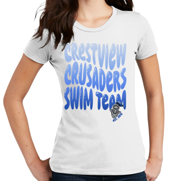 Crestview Crusaders 25 - Women's Perfect Blend ® CVC Tee Thumbnail