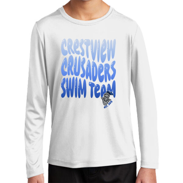 Crestview Crusaders 2025 - Youth Posi UV ® Pro Long Sleeve Tee Thumbnail